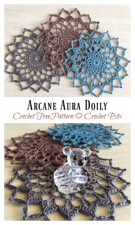 Arcane Aura Doily Crochet Free Pattern
