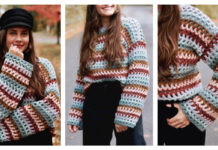 Claudia Crop Pullover Sweater Crochet Free Pattern Claudia Crop Pullover Sweater Crochet Free Pattern