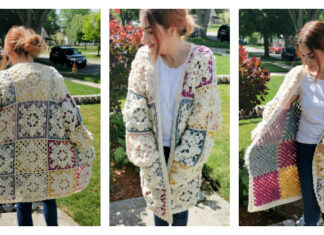 Festival Coat Cardigan Crochet Free Pattern