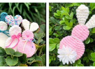 Fluffy Butt Bunny Rabbit Crochet Pattern