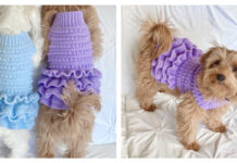 Lottie’s Spotty Doggy Dress Crochet Free Pattern