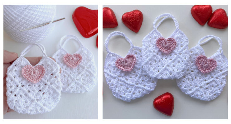 Mini Granny Square Bag Crochet Free Pattern