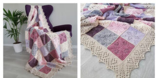 Nature's Walk Blanket Crochet Free Pattern