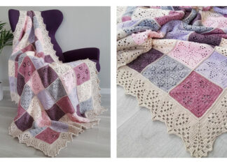 Nature's Walk Blanket Crochet Free Pattern