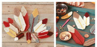 Ridged Feathers Crochet Free Pattern