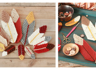 Ridged Feathers Crochet Free Pattern