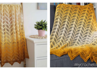 Ripple Tonnta Blanket Crochet Free Pattern