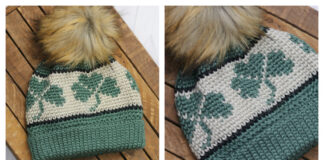 Shamrock Beanie Crochet Free Pattern