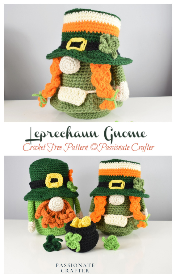 Amigurumi Leprechaun Gnome Crochet Free Patterns