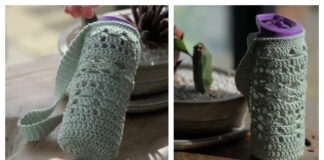 Tia Water Bottle Holder Crochet Free Pattern