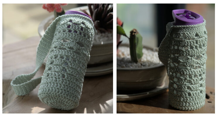 Tia Water Bottle Holder Crochet Free Pattern