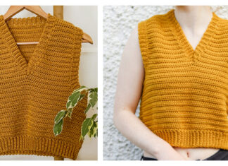 Vest Top Crochet Free Pattern