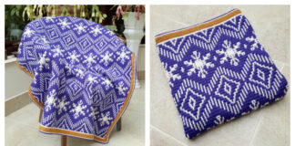 Winter Sky Blanket Crochet Free Pattern