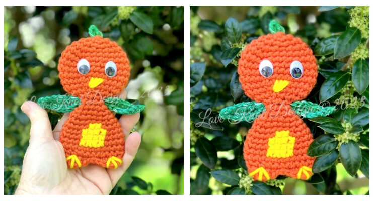 Flat Out Fun Orange Bird Crochet Free Pattern Flat Out Fun Orange Bird Crochet Free Pattern