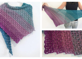 Floral Lace Shawl Crochet Free Pattern