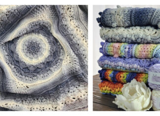 Madison's Rainbow Baby Blanket Crochet Free Pattern