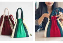 Olio Pleated Bag Crochet Pattern