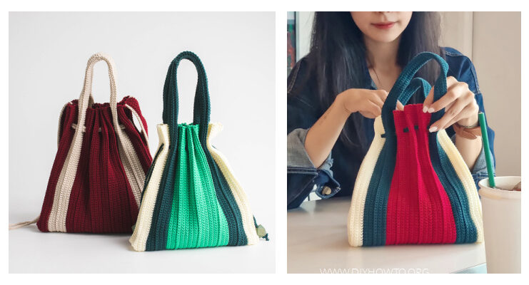 Olio Pleated Bag Crochet Pattern