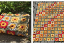 Primavera Flower Blanket Crochet Free Pattern