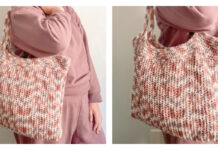 The Herringbone Tote Bag Crochet Free Pattern