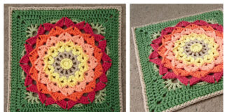 Abagail Granny Square Crochet Free Pattern