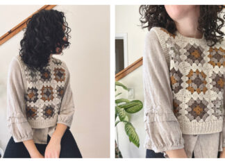 Agnes Sweater Vest Crochet Free Pattern