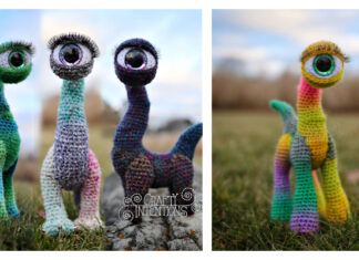 Amigurumi Eyeball Ponysaur Crochet Pattern