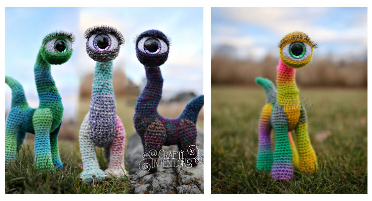 Amigurumi Eyeball Ponysaur Crochet Pattern