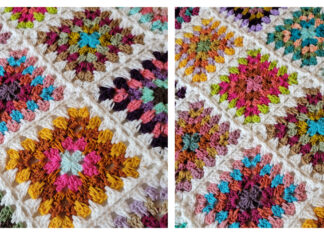 Bright Side Afghan Blanket Crochet Free Pattern