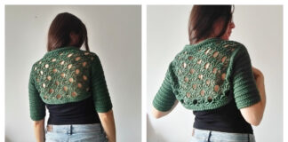 Glitzy Bolero Crochet Free Pattern