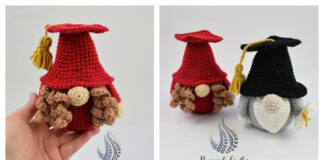 Graduation Gnome Crochet Free Pattern