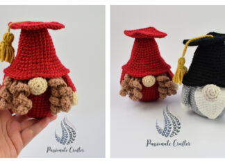 Graduation Gnome Crochet Free Pattern