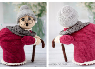 Amigurumi Granny Pin Cushion Crochet Pattern