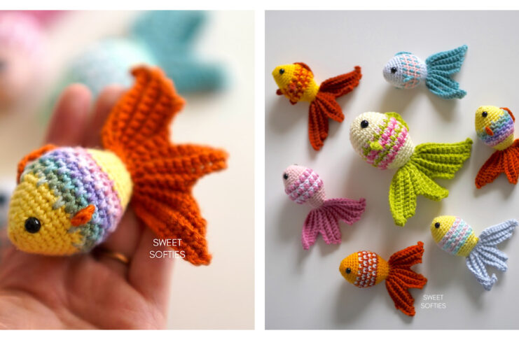 Mosaic Goldfish Crochet Free Pattern