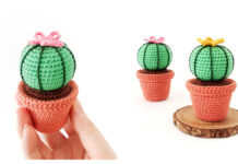 Potted Cactus Crochet Free Pattern