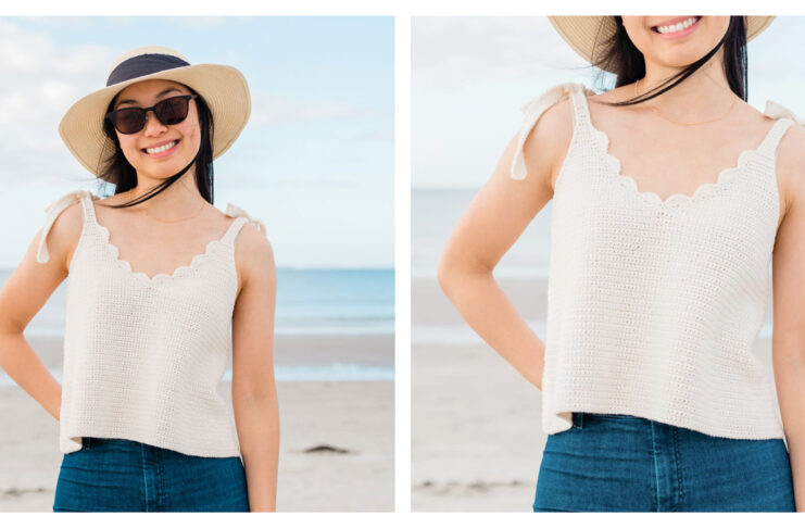 Seascape Scallop Tank Top Crochet Free Pattern Seascape Scallop Tank Top Crochet Free Pattern