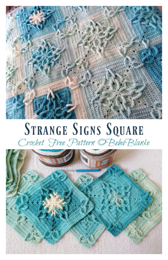 Strange Signs Square Crochet Free Pattern