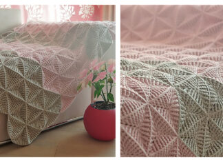 White Lily Blanket Crochet Pattern