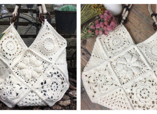 Boho Granny Square Bag Crochet Free Pattern