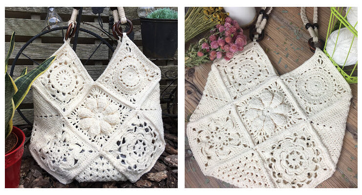 Boho Granny Square Bag Crochet Free Pattern