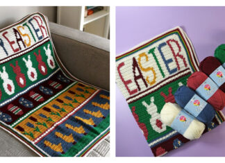 Classic Easter Blanket Crochet Free Pattern