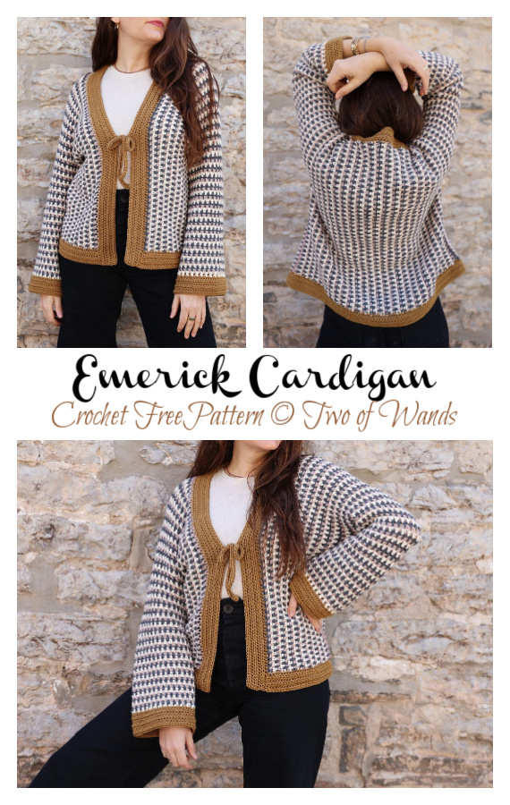 Emerick Cardigan Crochet Free Pattern