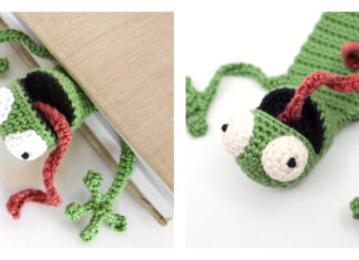 Frog Bookmark Crochet Pattern