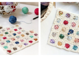 Granny Advent Blanket Crochet Free Pattern