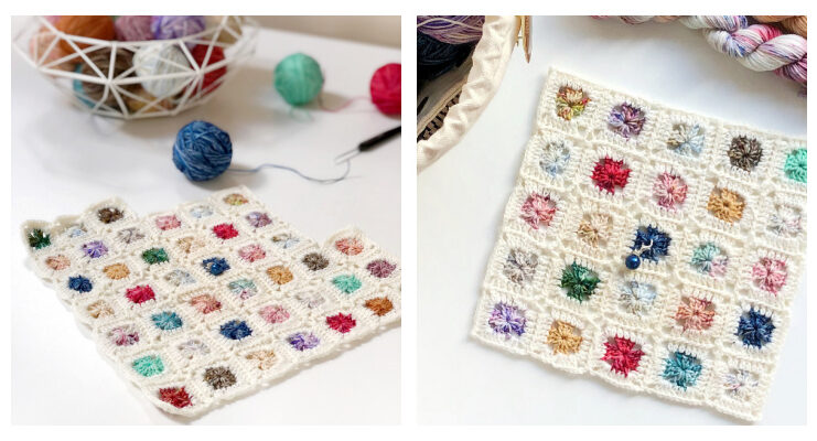 Granny Advent Blanket Crochet Free Pattern