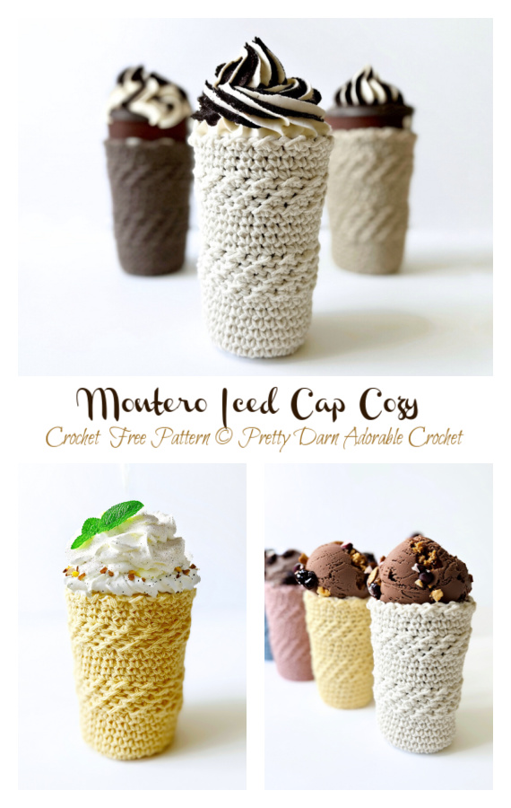 Montero Iced Cap Cozy Crochet Free Pattern