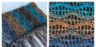 Wave Wrap Shawl Crochet Free Pattern