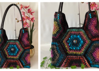FibreFest Hexi Bag Crochet Free Pattern