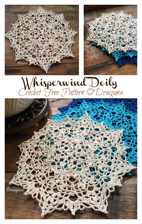Whisperwind Doily Crochet Free Pattern