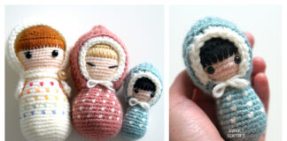 Amigurumi Swaddle Babies Crochet Free Pattern